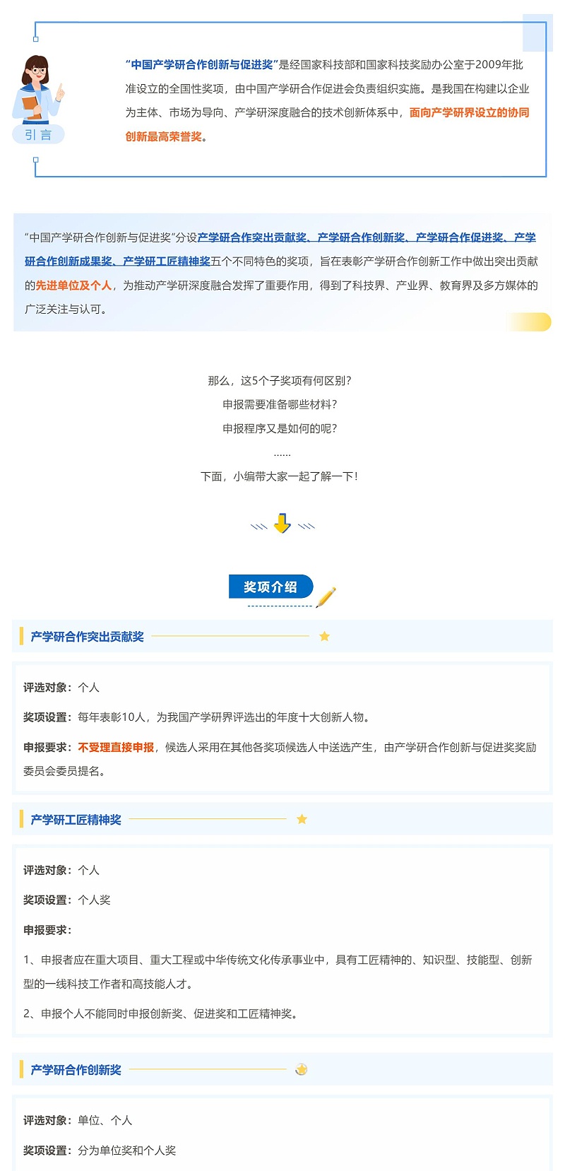 中國產(chǎn)學(xué)研領(lǐng)域最高榮譽！中國產(chǎn)學(xué)研合作創(chuàng)新與促進(jìn)獎如何申報？_壹伴長圖1